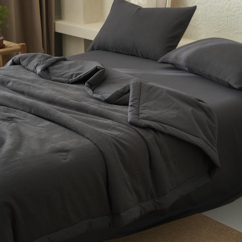 Washed Cotton Jacquard Summer Air-conditioning Quilt photo 8