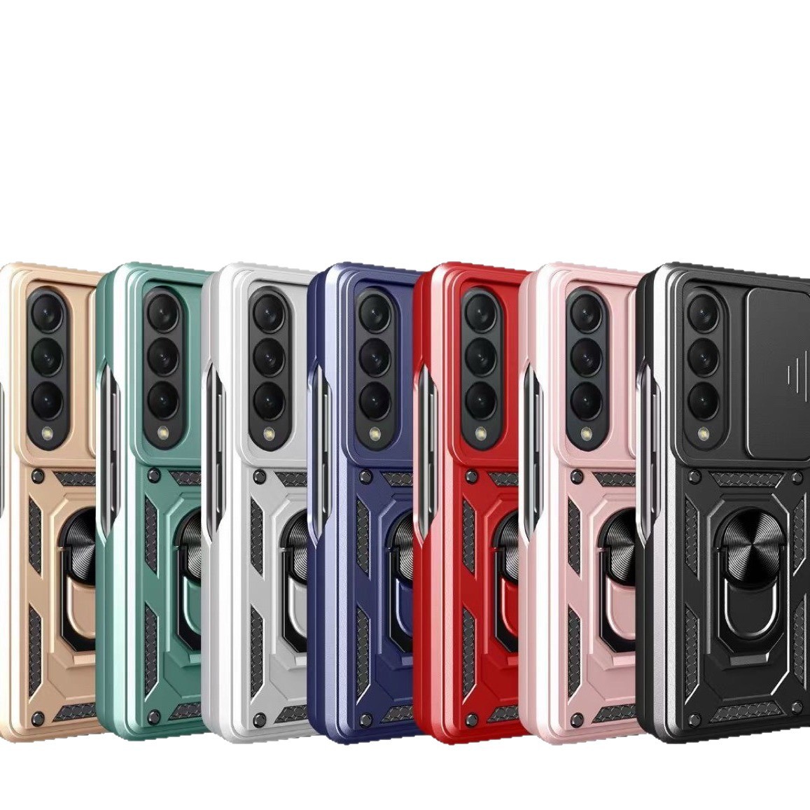 Sliding Window Lens-ring Bracket Drop Proof Protective Phone Case photo 7