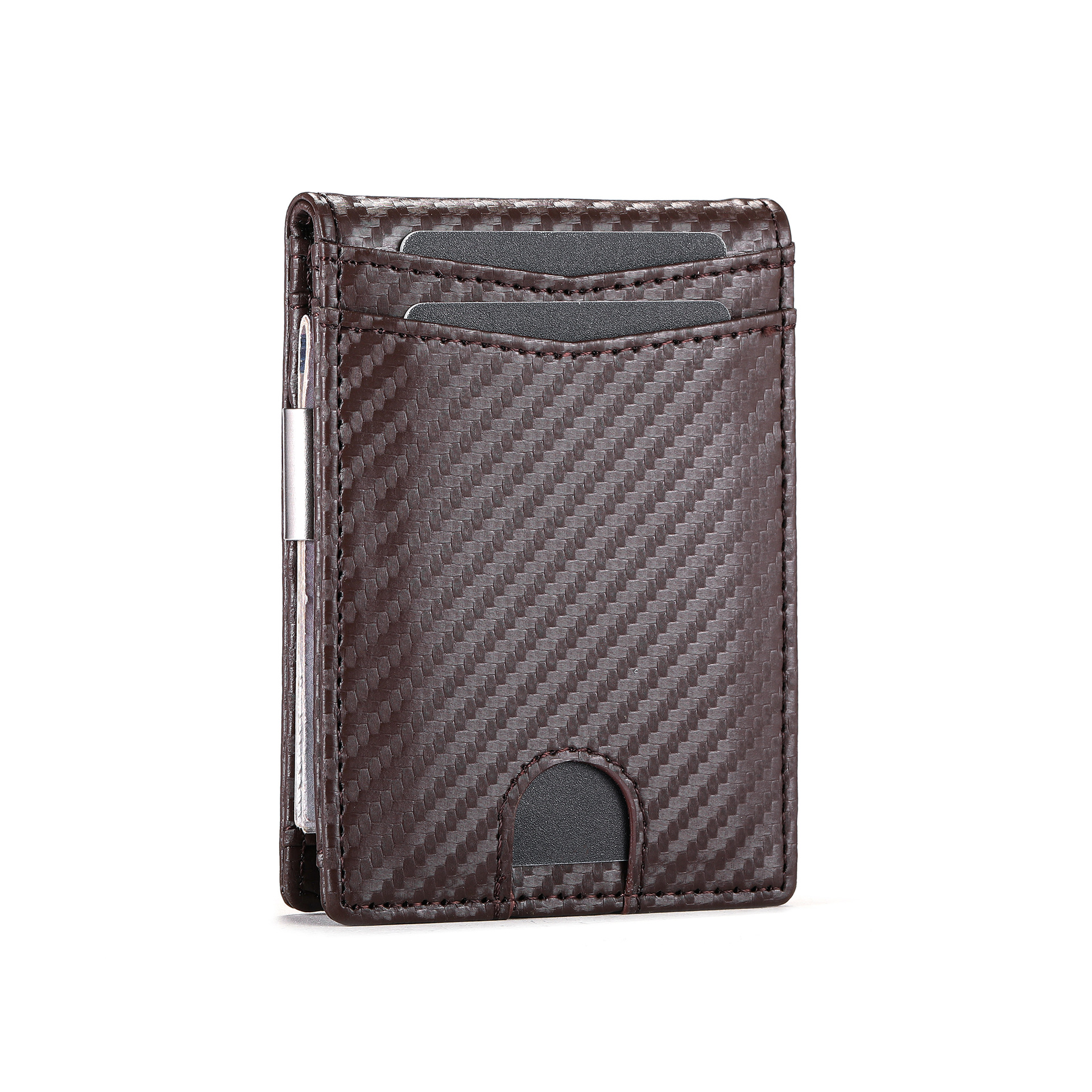 Card Holder For Men Automatic Pop-up Card RFID-blocking Aluminum Card Case photo 5