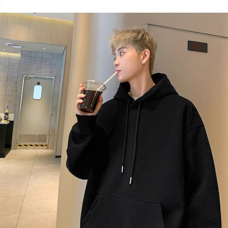 Men's Loose-fitting Pullover Hoodie photo 7