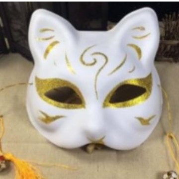 Internet-famous Japanese-style Selfie Half-face Mask Anime photo 4