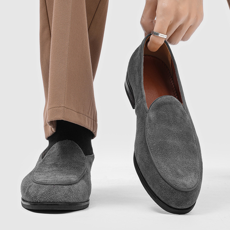 Mens French-style Fashionable Casual Low-cut Dress Shoes photo 7