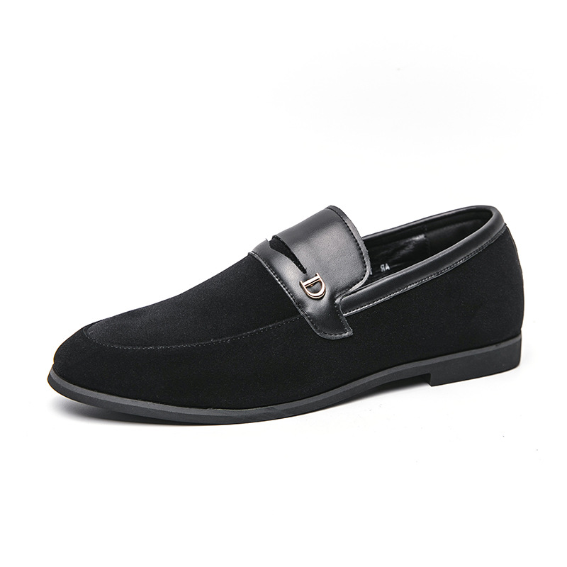 Business Suede Pointed Toe Low Heel Shoes photo 7