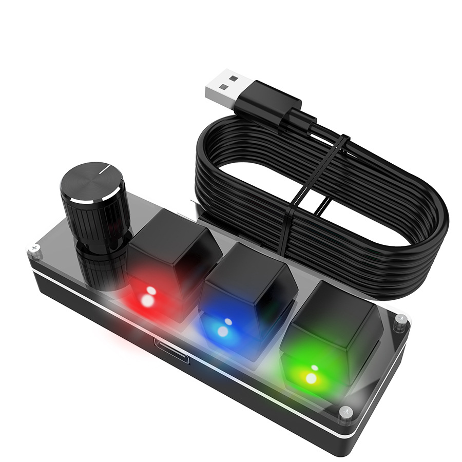 3-key Usb Custom Office Keyboard Your PS Shortcut Key photo 6