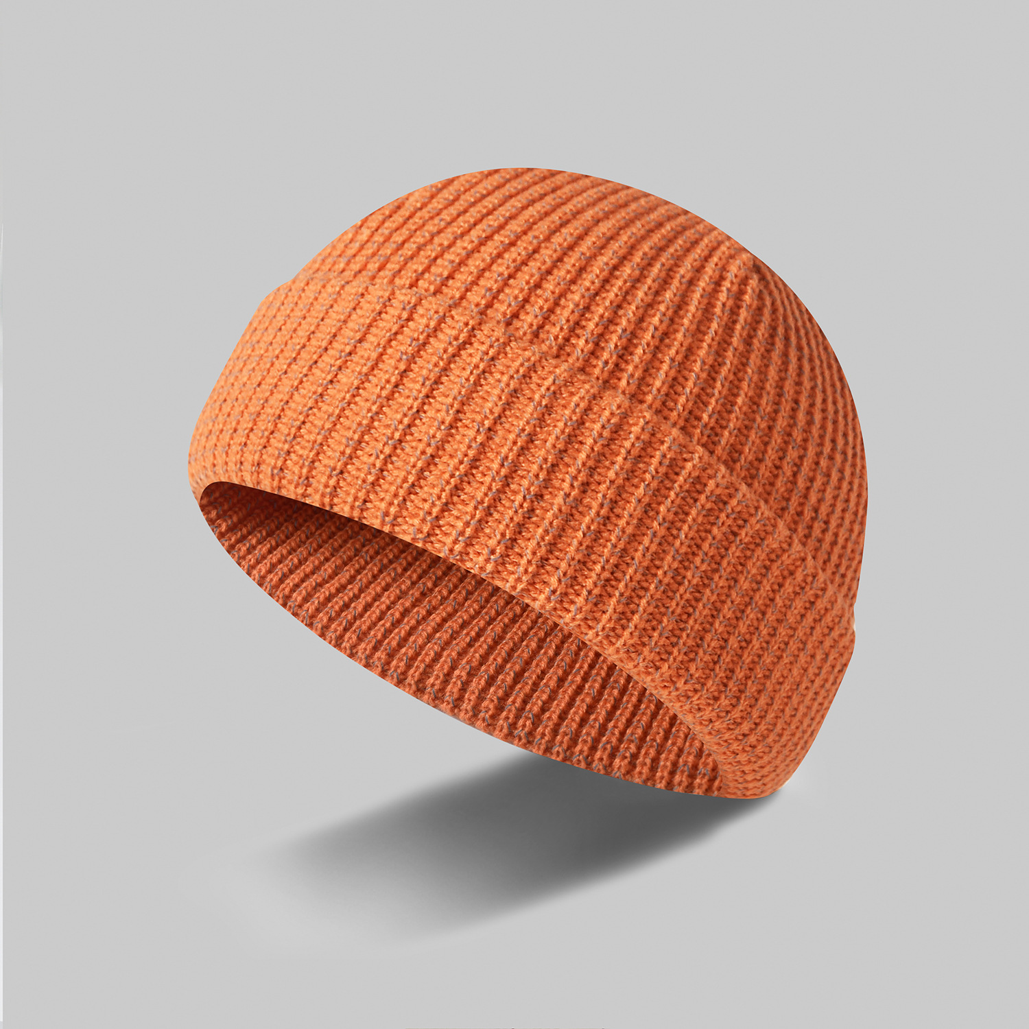 Nighttime Reflective Yarn Knitted Sports Cap photo 7