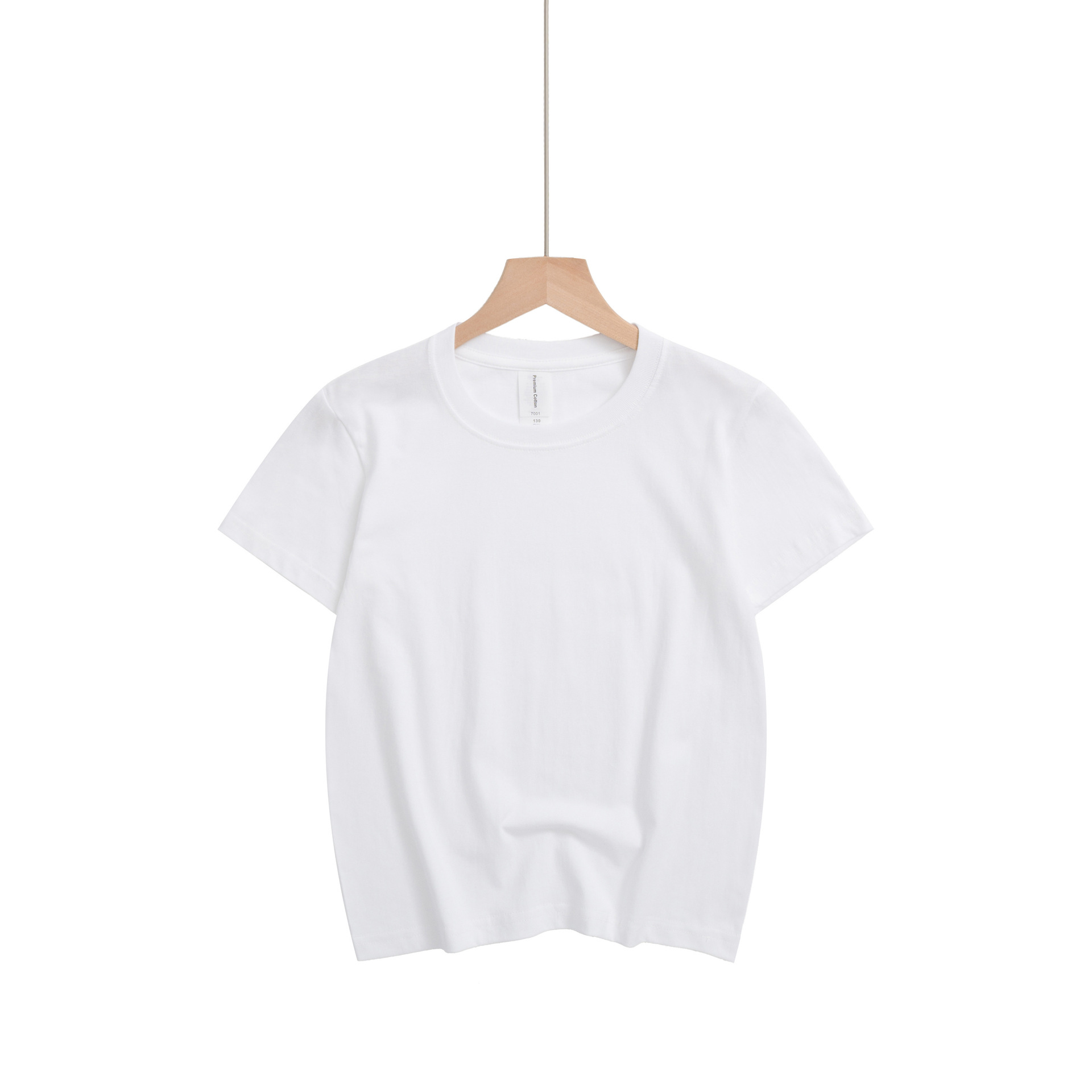 Tube Knit Crew Neck Short-sleeve American Style Vintage, Seamless photo 2