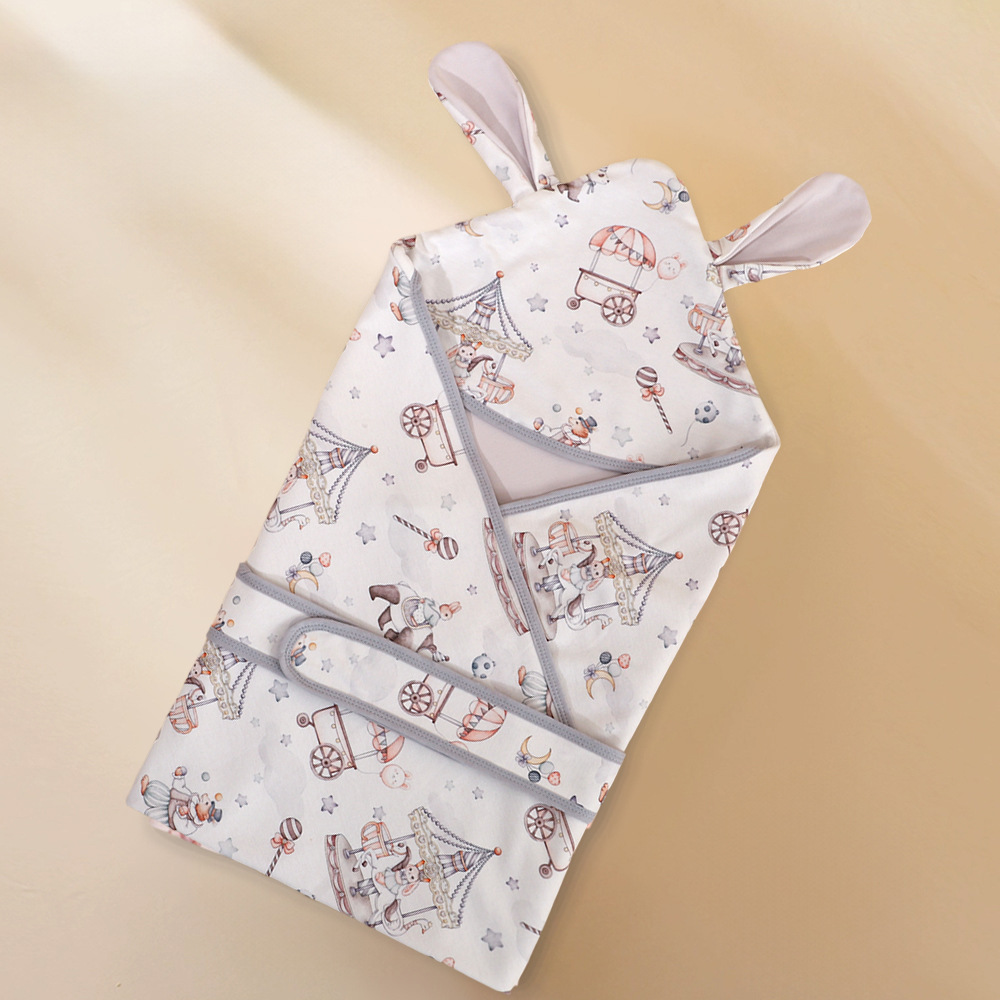 Newborn Nursery Swaddle Blanket Thin Style photo 2