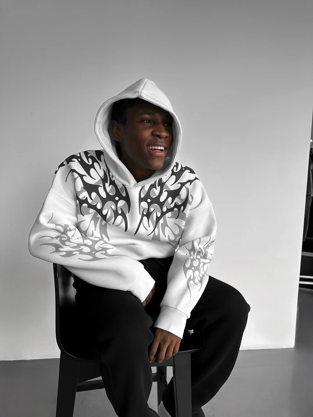Printed Pullover Unisex Street Hoodie photo 2