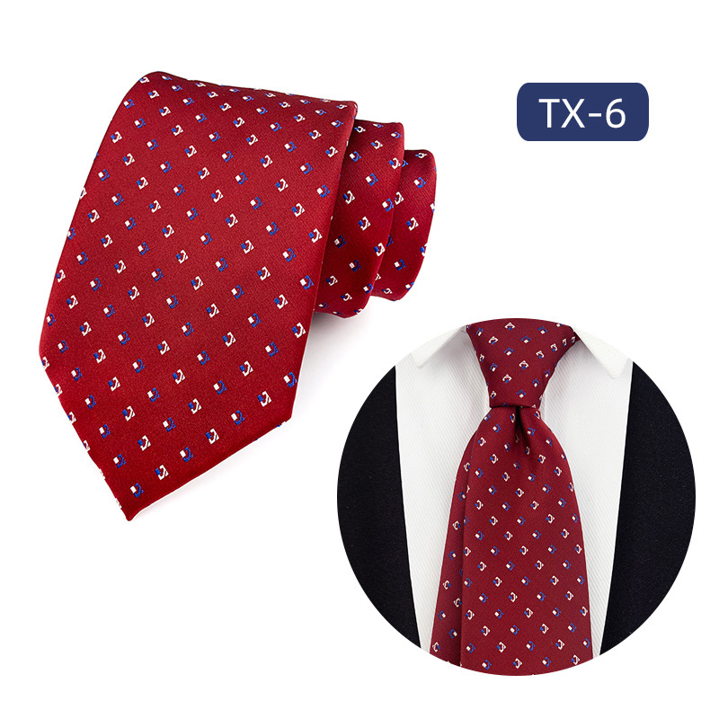 Mens Jacquard Woven Business-casual Tie photo 7