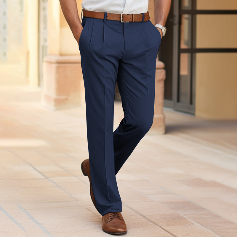Men's Loose-fit Casual Tailored Trousers photo 3