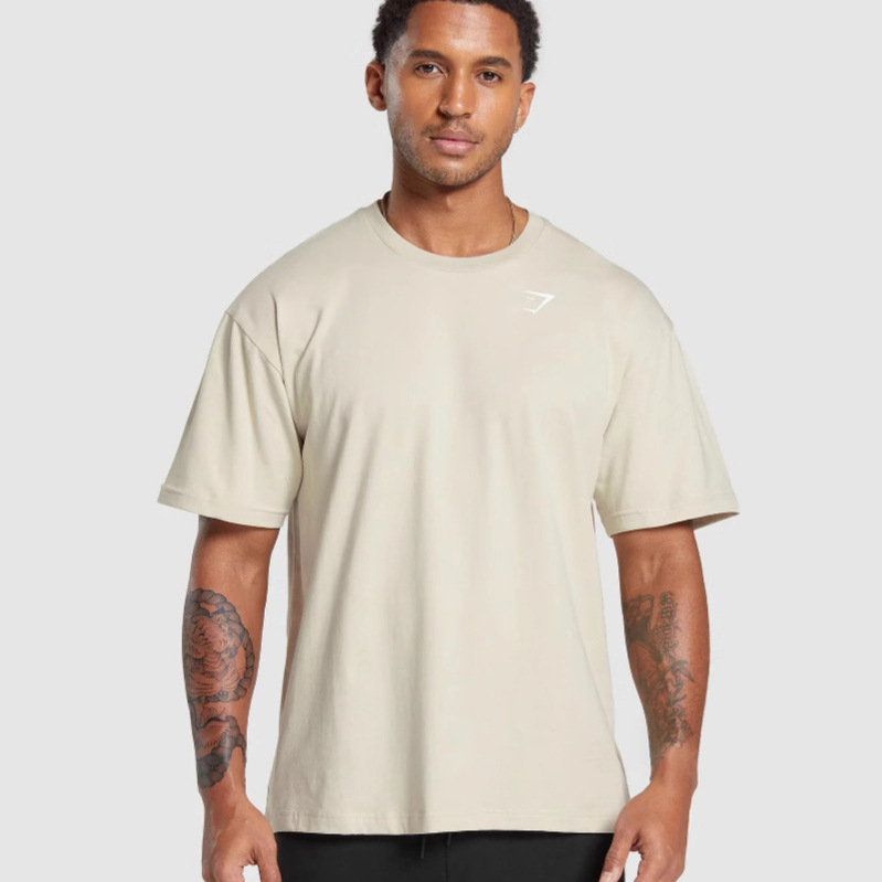 Men's Running Fitness T-Shirt Casual Breathable Loose-Fitting Top photo 2