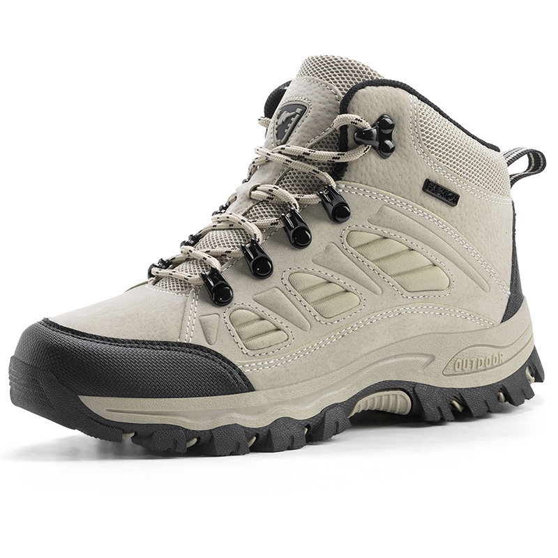 Couple's High-top Breathable Waterproof Non-slip Camping Leisure Mountaineering Shoes photo 5