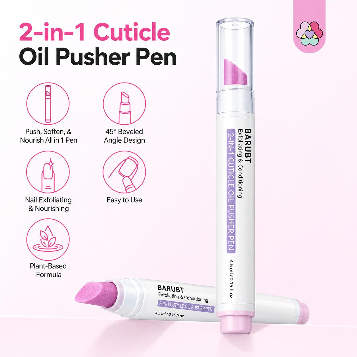 Rotating Solid Cuticle Repair Pen For Moisturizing And Treating Dry, Cracked Skin And Hangnails Around The Nails photo 1