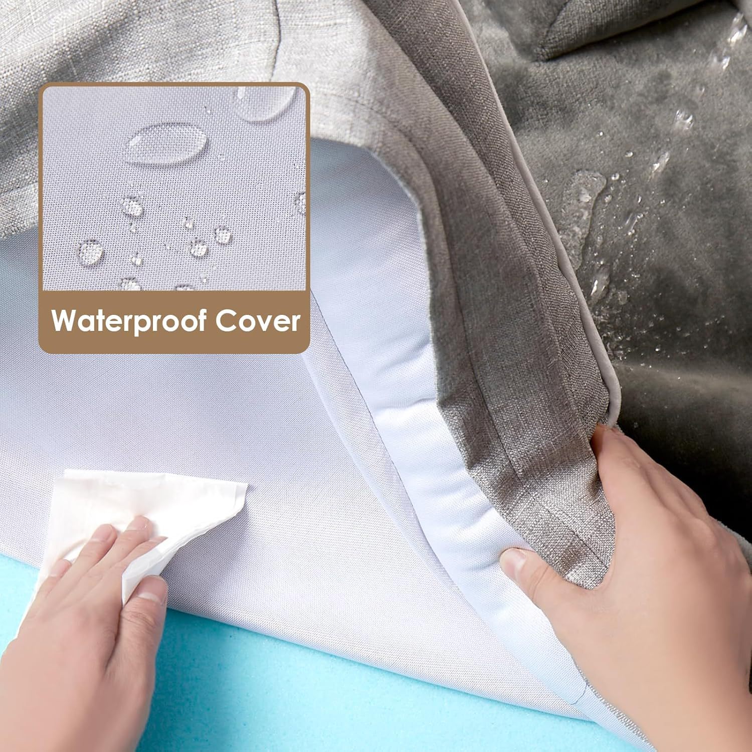 Waterproof Dog Bed With Removable Washable Cover Pet Supplies photo 7