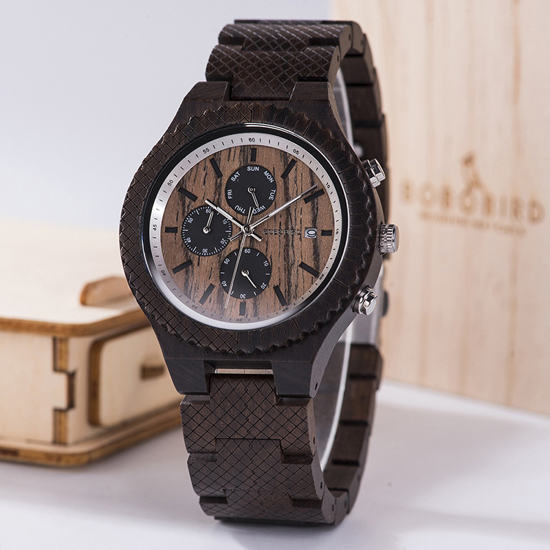 Unisex Sporty Wooden Watch photo 2