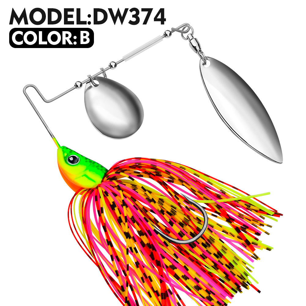 Long-Cast Sequin Lure5-Color Tassel Alloy Bait photo 5