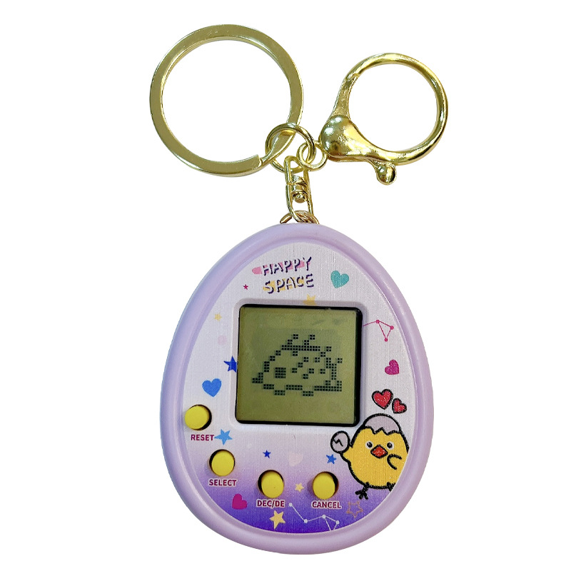 Electronic Pet Machine Mini Handheld Video Game Console Keychain Ornaments photo 3