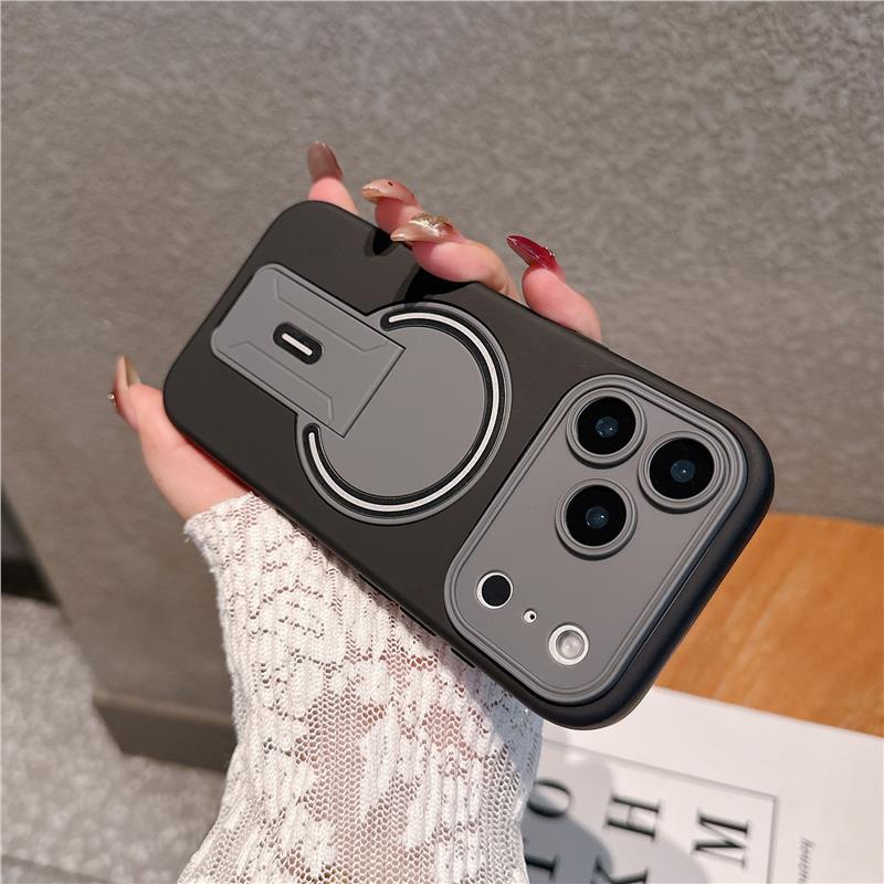 Skin-feel Magnetic Folding Stand For Phone Cases photo 5