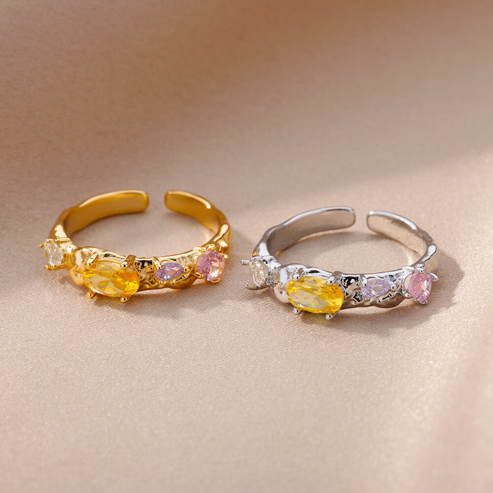 Zircon Niche Fashion, Heart-shaped Ring, Light Luxury Jewelry photo 8