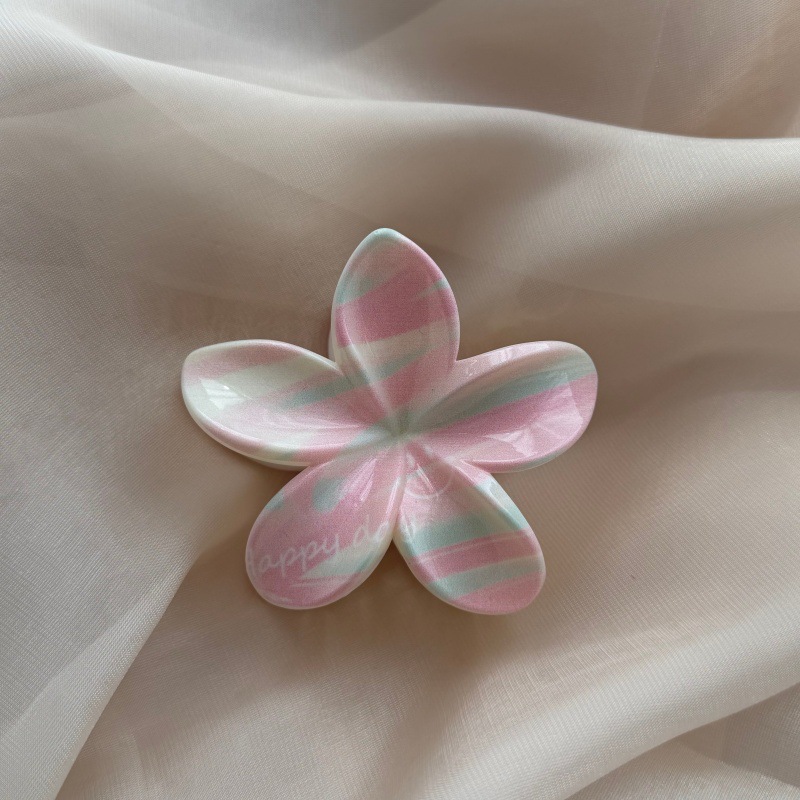 Womens Floral-print Hair Clip Headdress photo 4