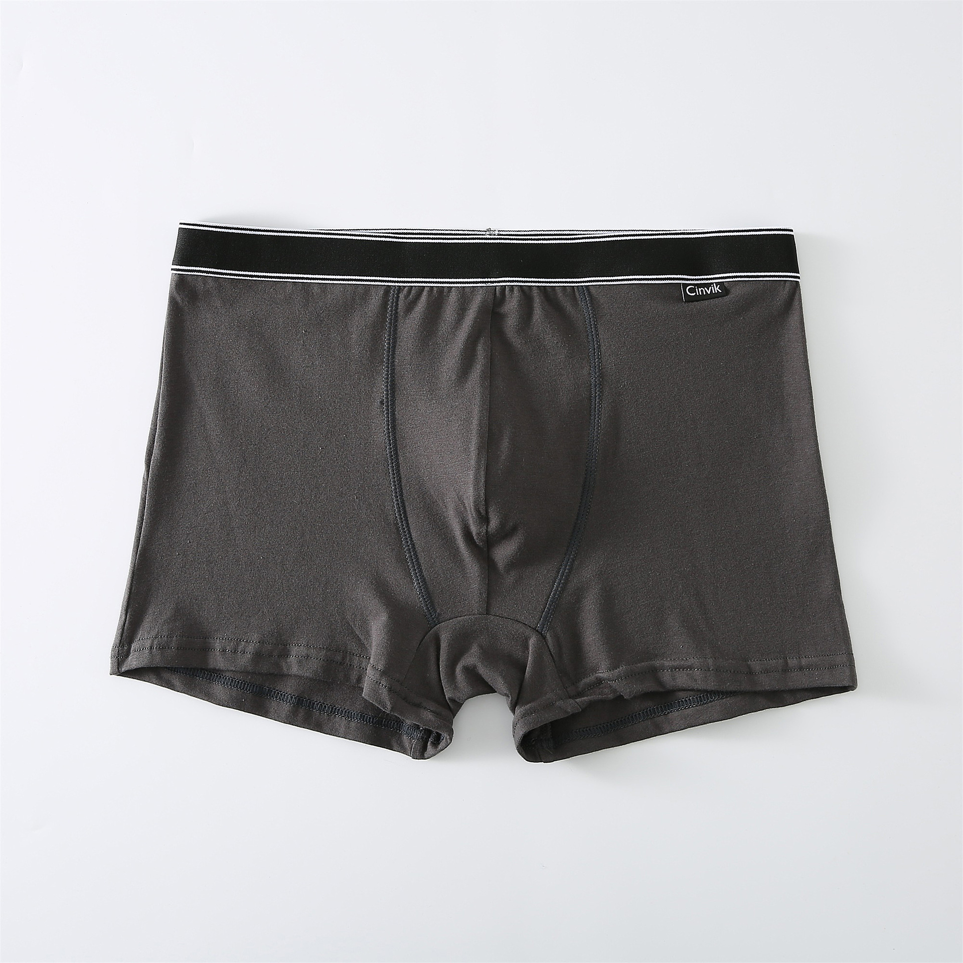 Cotton Mid-rise Boxer Briefs Breathable Men's Underpants photo 4
