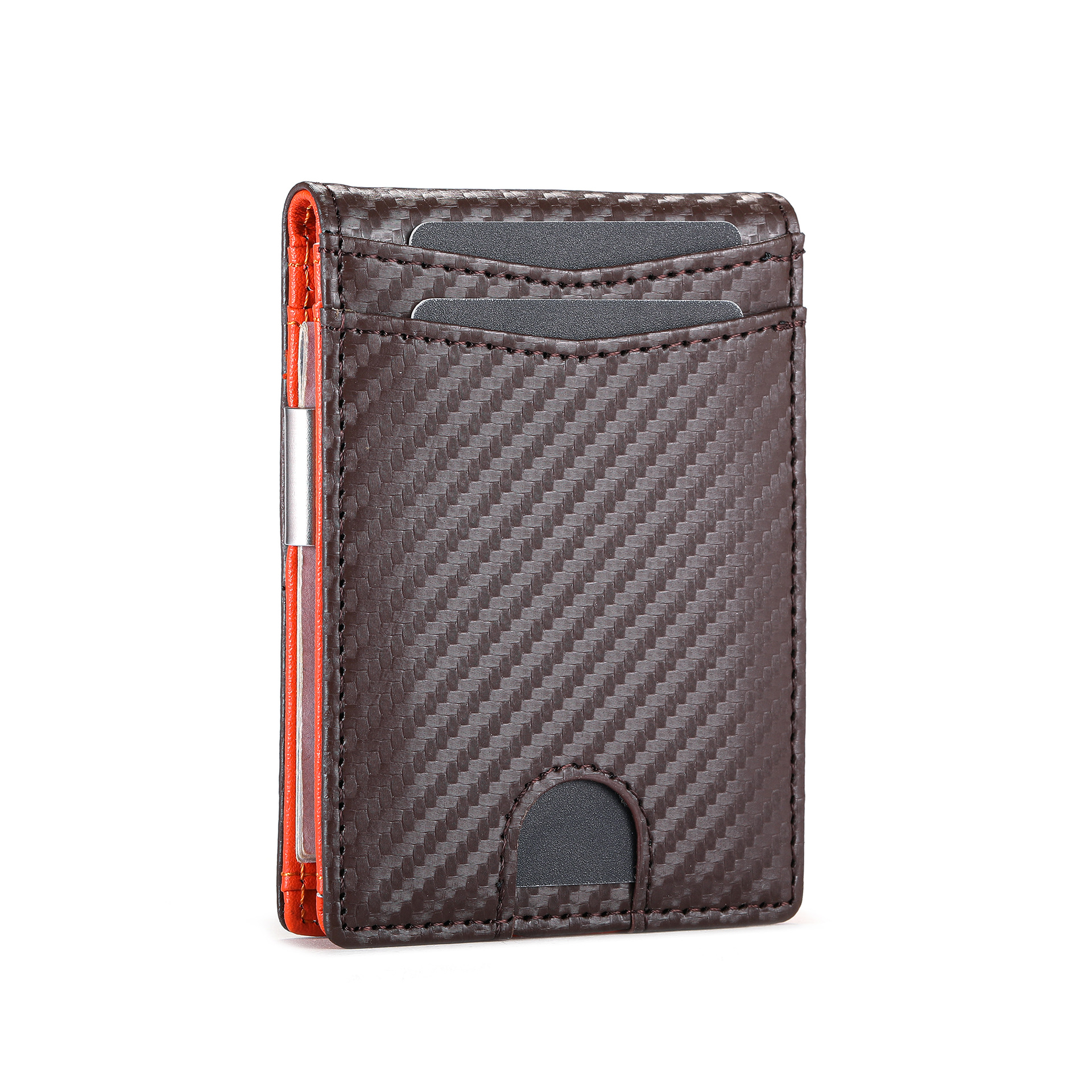Card Holder For Men Automatic Pop-up Card RFID-blocking Aluminum Card Case photo 7