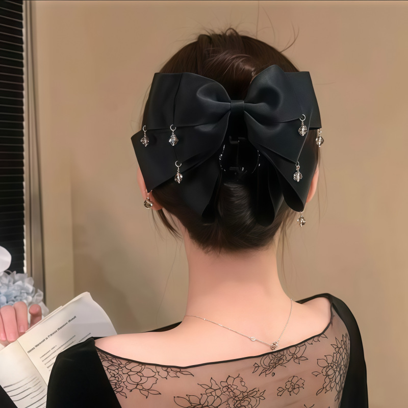 Multi-layer Butterfly Hair Clips With A Sparkling Bow photo 8