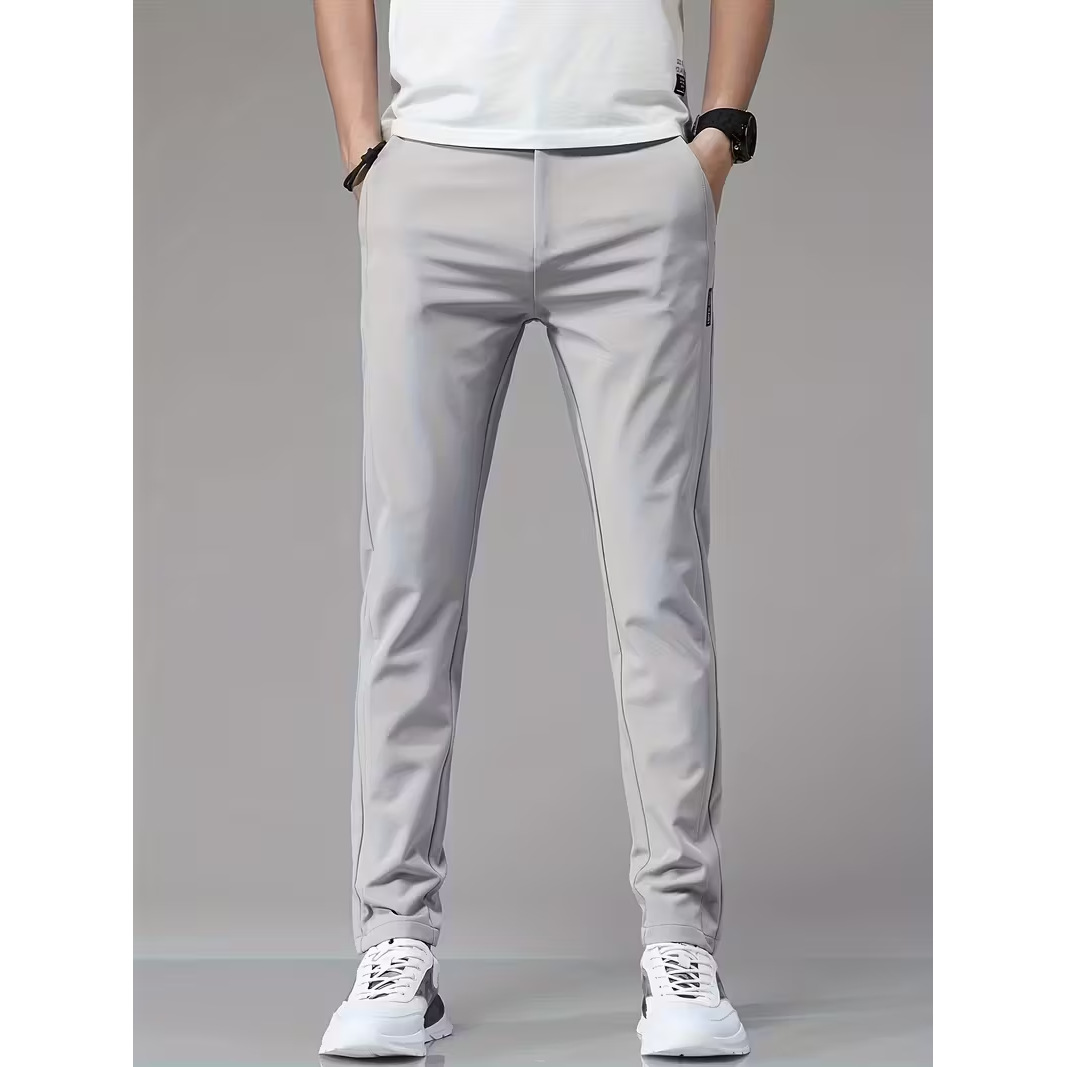 Springsummer Lightweight Casual Straight-leg Trousers photo 3
