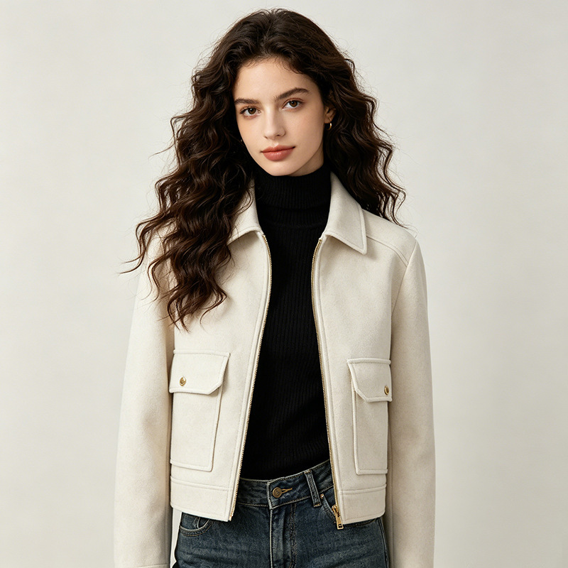 Women's Casual Soft-shell Zip-up Jacket photo 4