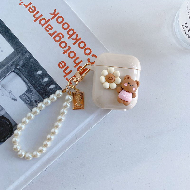 Three-generation Three-dimensional Flower Bear Niche Creative Silicone Case photo 7