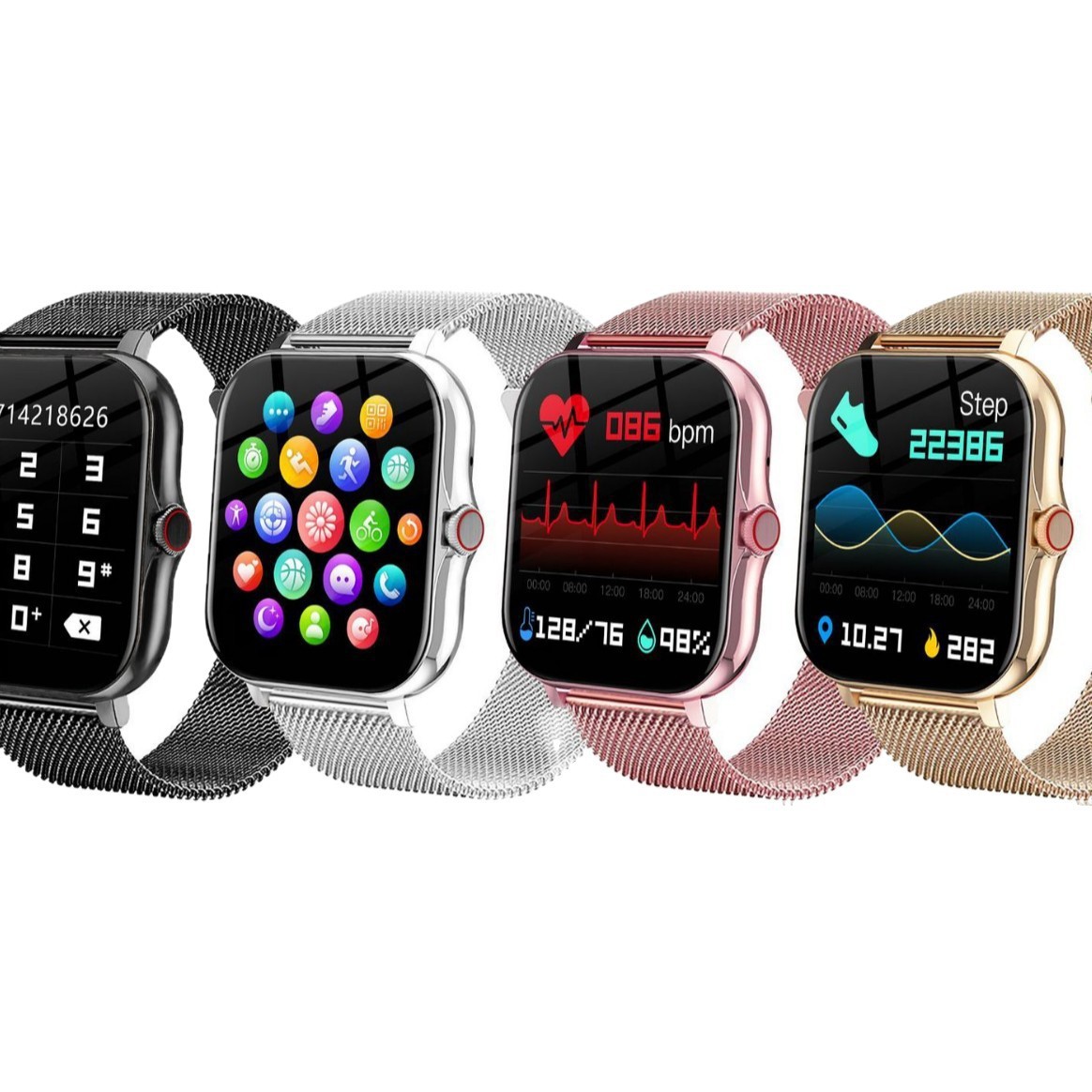 Sports Outdoor Smart Watch H Step Count Statistics Sleep Monitoring Bluetooth Call photo 4