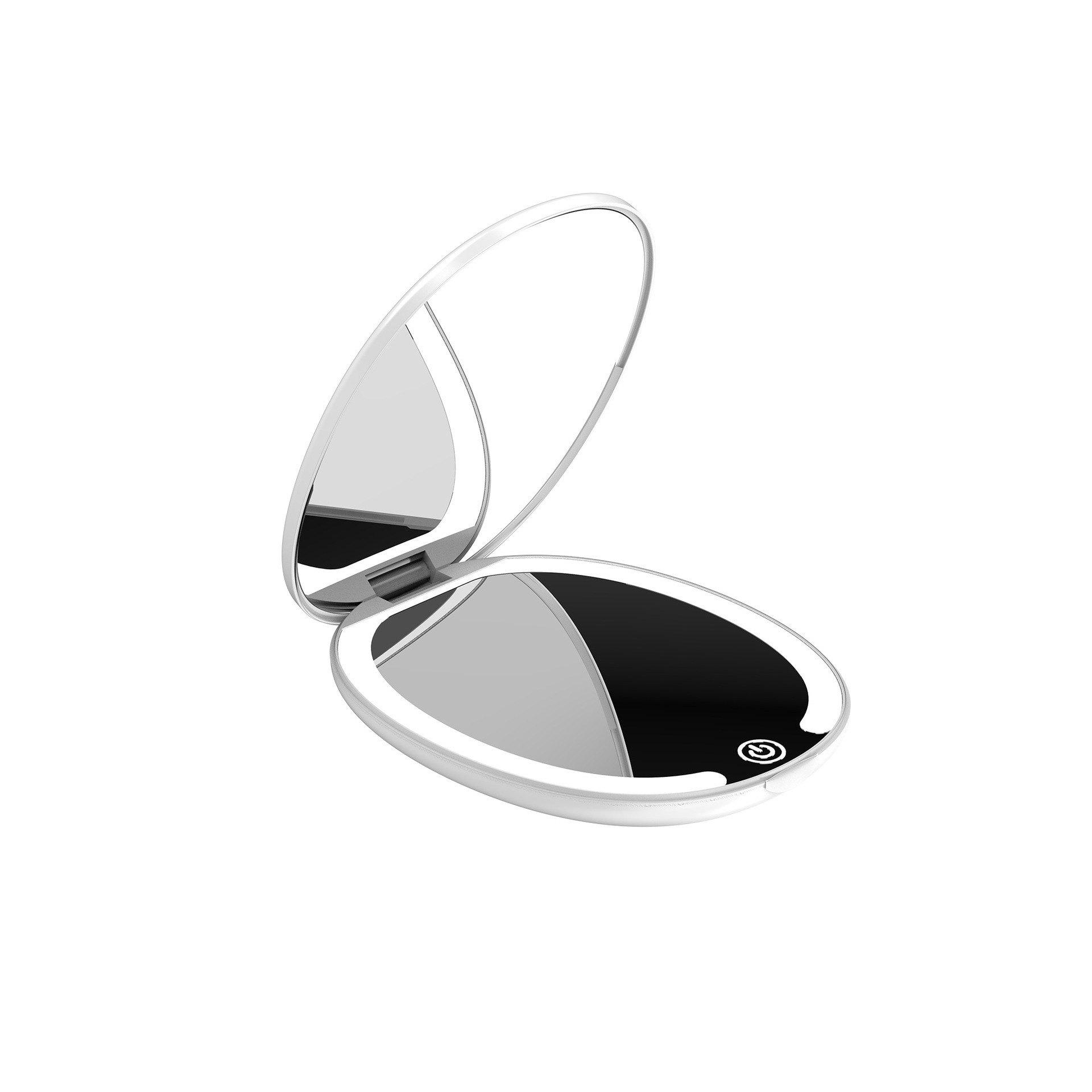 Handheld LED Double-Sided Folding Portable Lighted Makeup Mirror photo 6