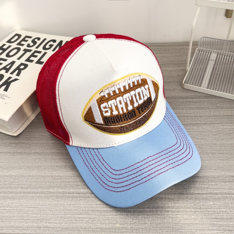 Retro Hip-hop Mesh Breathable Sun-protective Baseball Cap photo 2