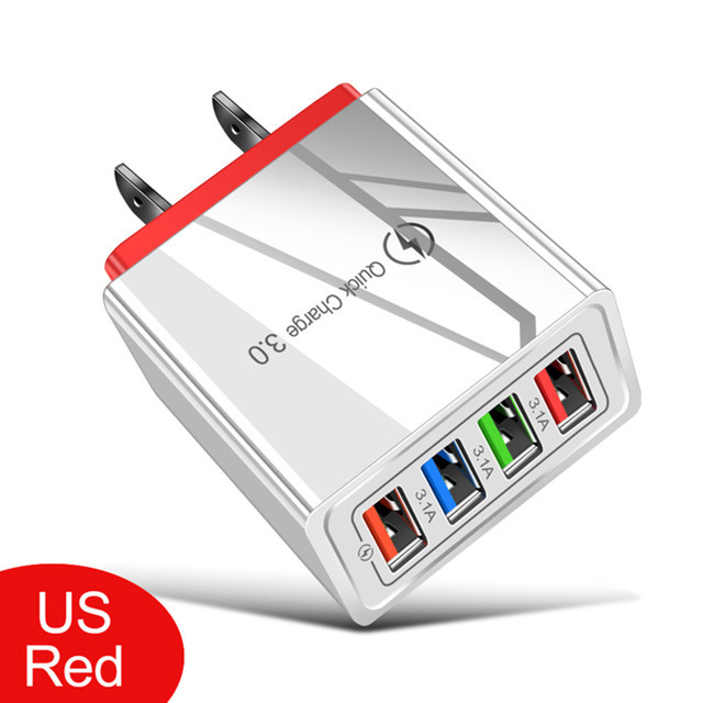 Luminous Color Mobile Phone Charging Head Intelligent 3A photo 3