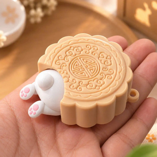 3D-printed Mid-Autumn Festival Mooncake Rabbit Accessory photo 4