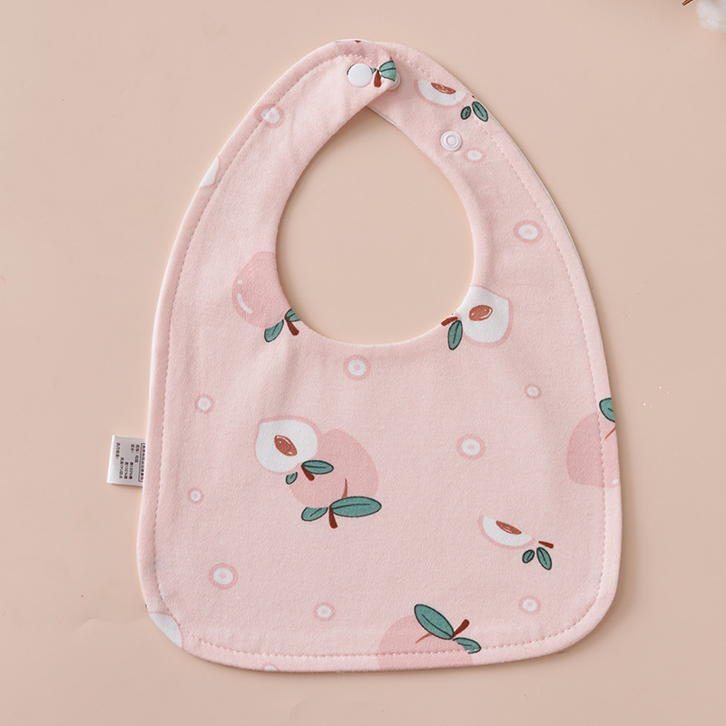 Babys Pure Cotton U-shaped Bib Waterproof Baby Bib photo 5