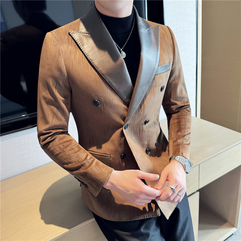 Men's Corduroy Suit Jacket Slim Fit photo 5