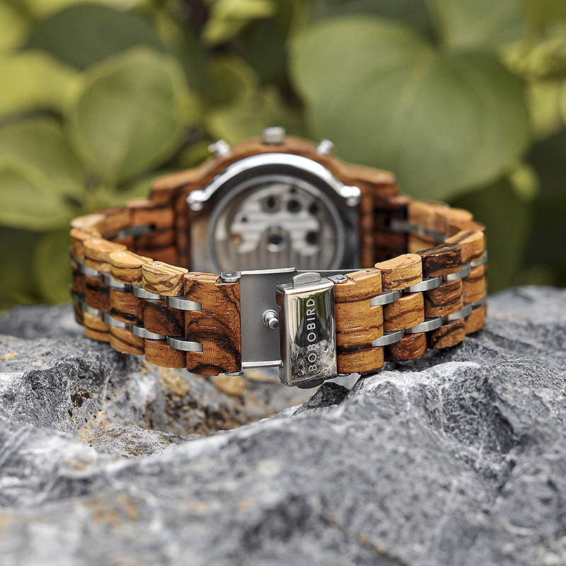 Wooden Watch Classic Analog Quartz Fashionable photo 4