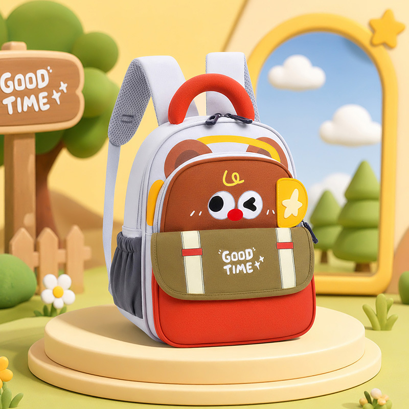 Little Bear Childrens Backpack Lightweight Kindergarten School Bag photo 2