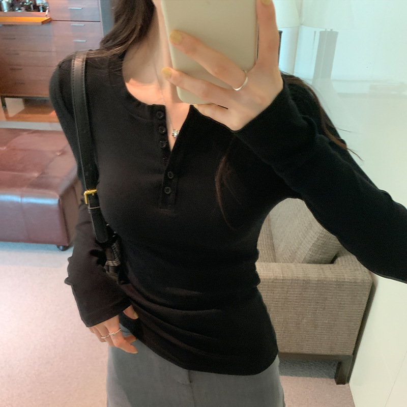 Women's Fashionable Casual Bottoming Shirt photo 3