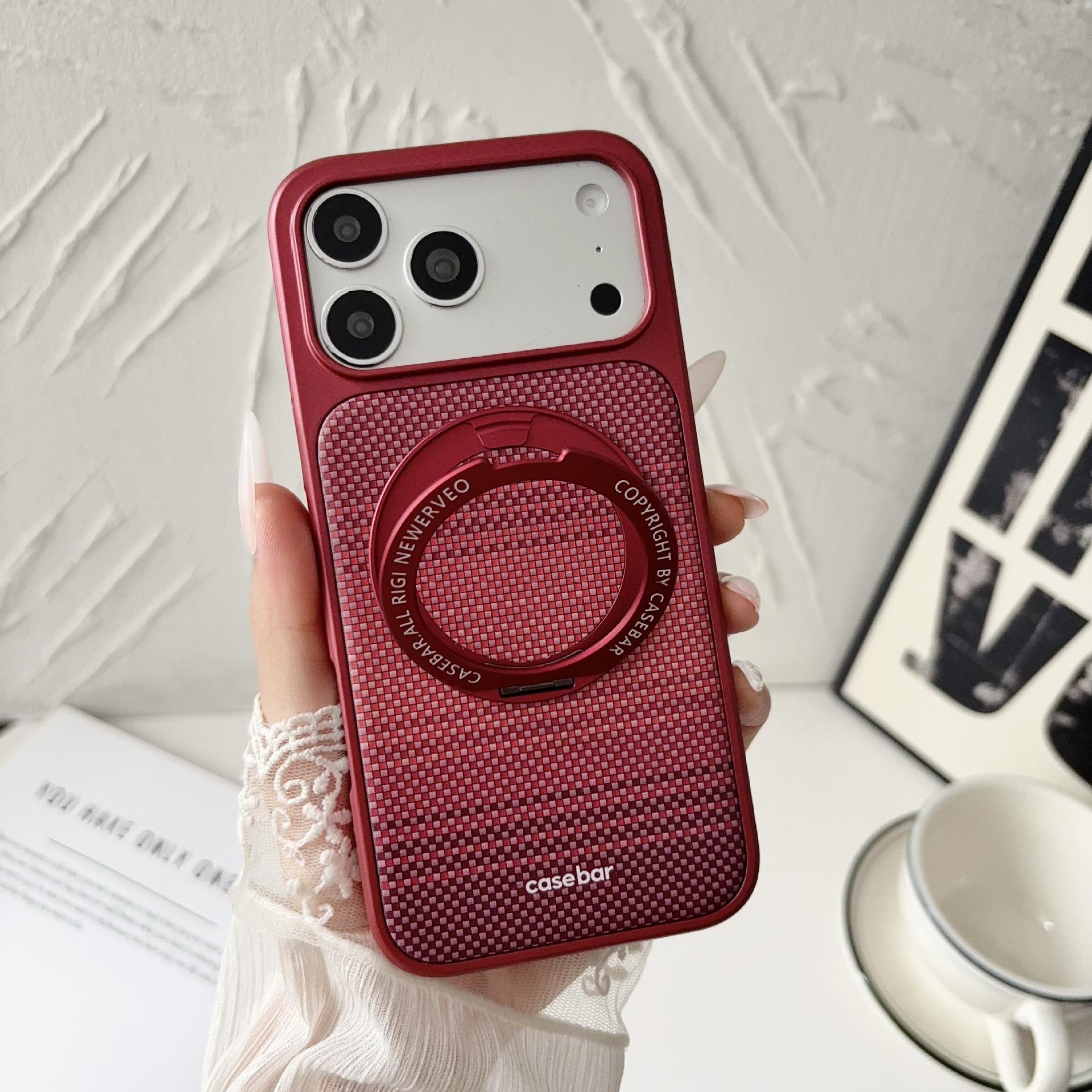 Sunset Magnetic Suction Bracket Drop-Resistant Phone Case photo 7