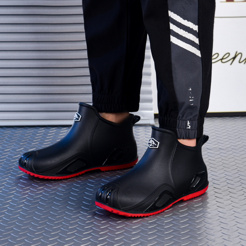 Waterproof Non-slip Thick-soled Rain Boots For Kitchen Work photo 1