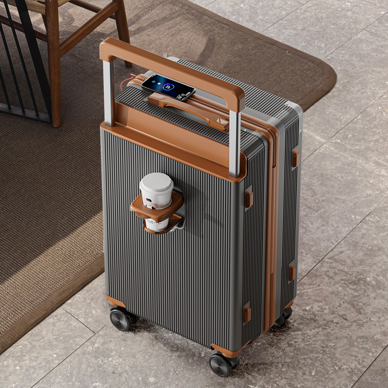 Wide-handle Suitcase Travel Case Luggage With Omnidirectional Silent Wheels And A Combination Lock photo 2