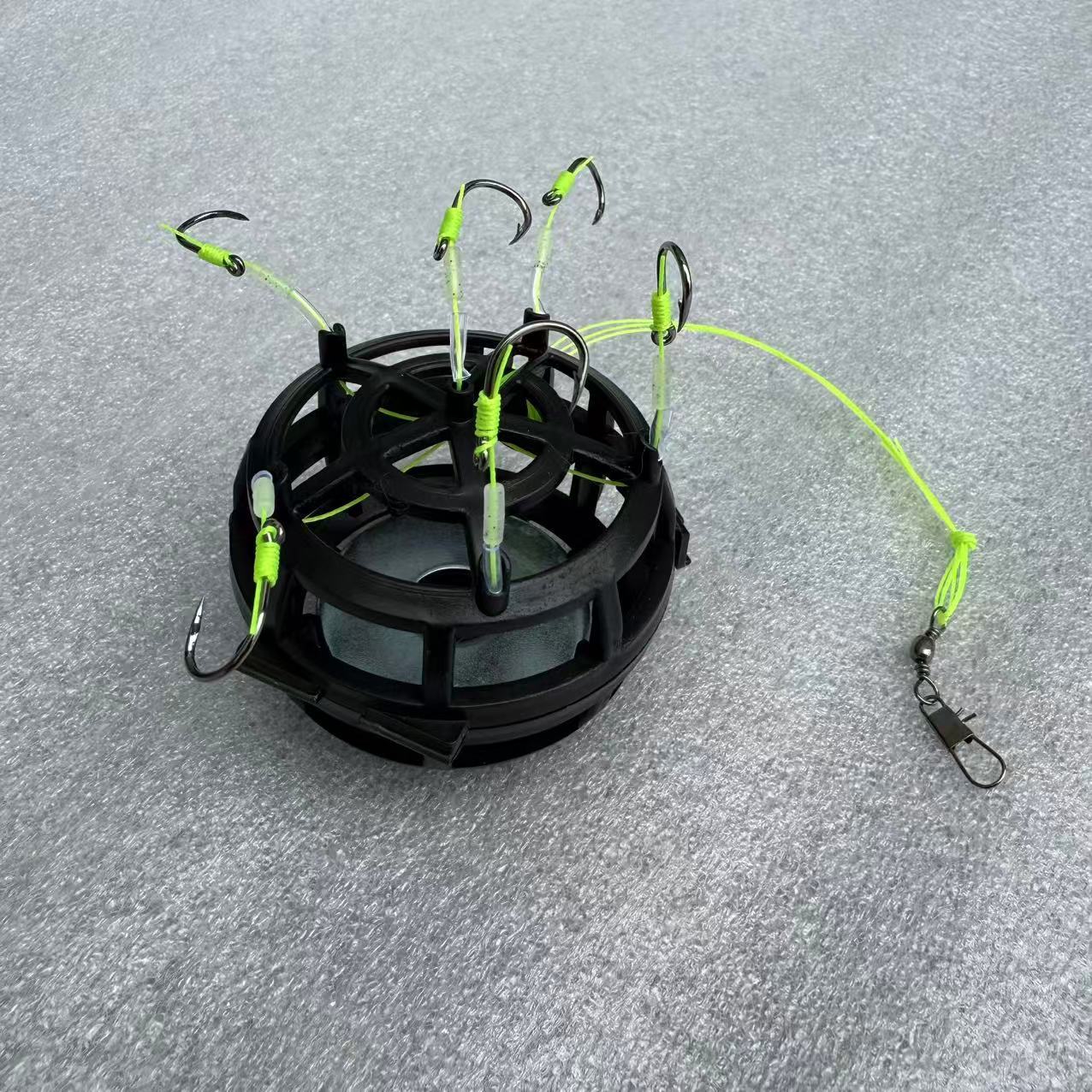 Anti-upside-down Bait Cage Hook Casting Rod Rig photo 1