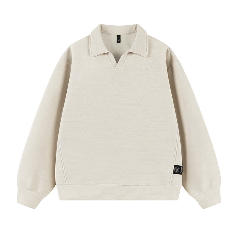 Mens Heavyweight Casual Long-sleeve Top photo 3
