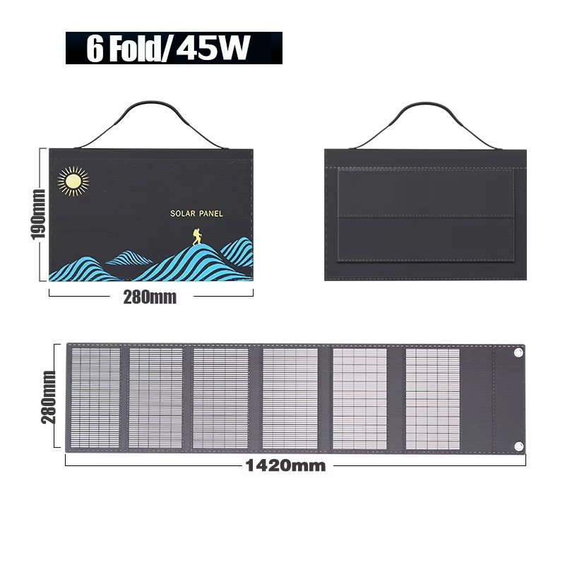 Solar-powered Foldable USB Charger photo 3