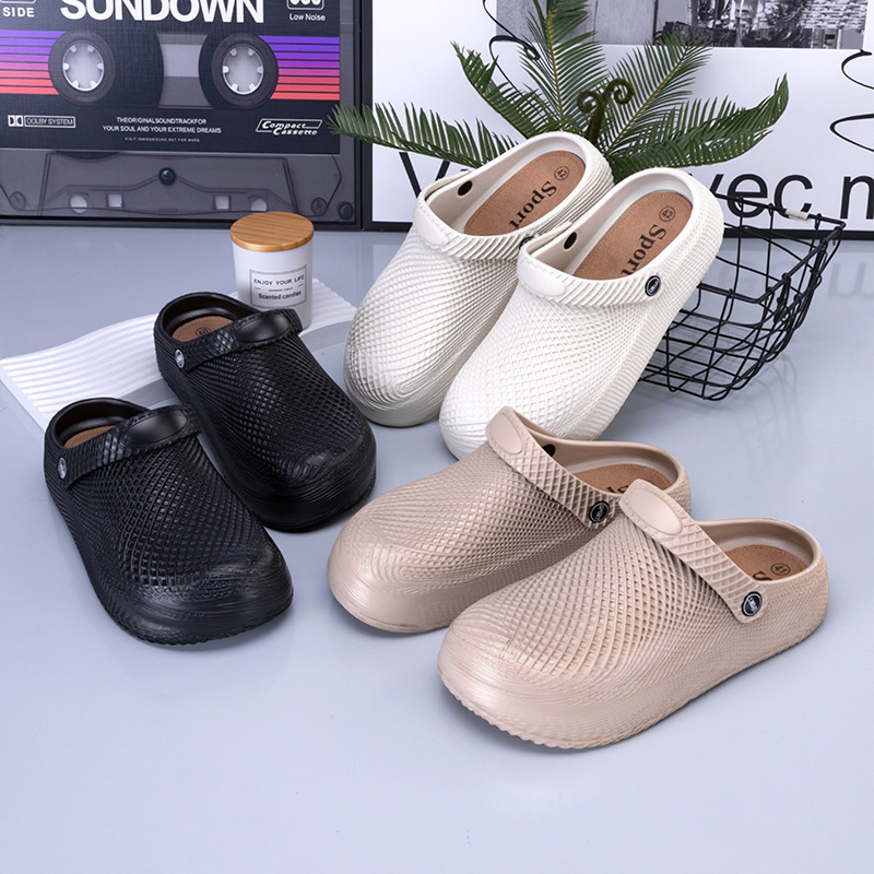 Mens Waterproof Soft-Soled Half Slippers For Outdoor Wear photo 1