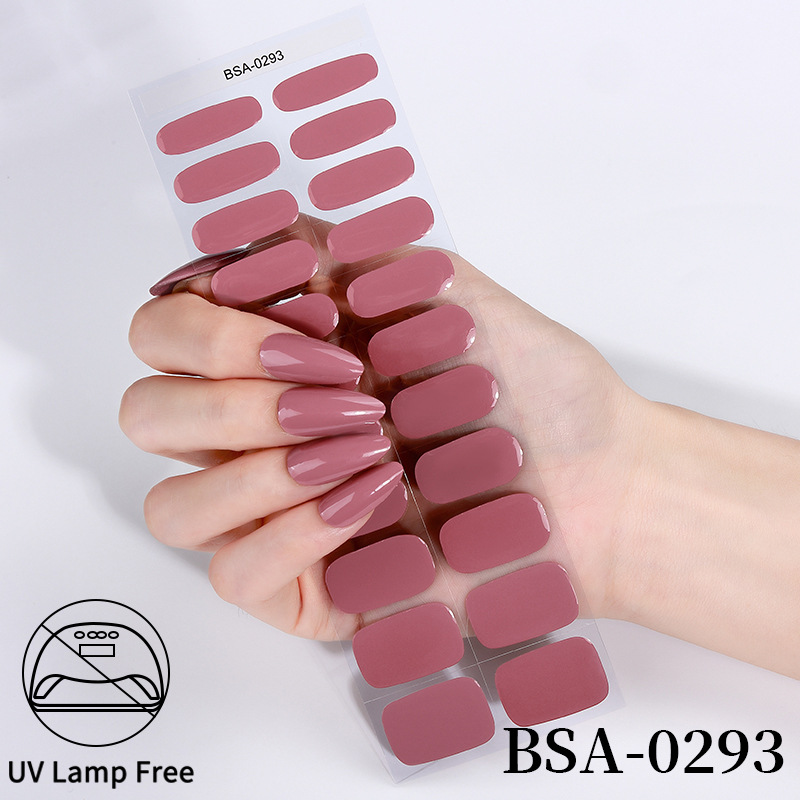 No-Cure-Lamp Gel Nail Sticker Set photo 2