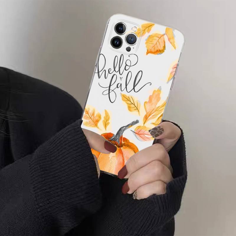 Phone Case Foreign Trade New Couple Halloween Pumpkin Lamp Phone Case photo 3