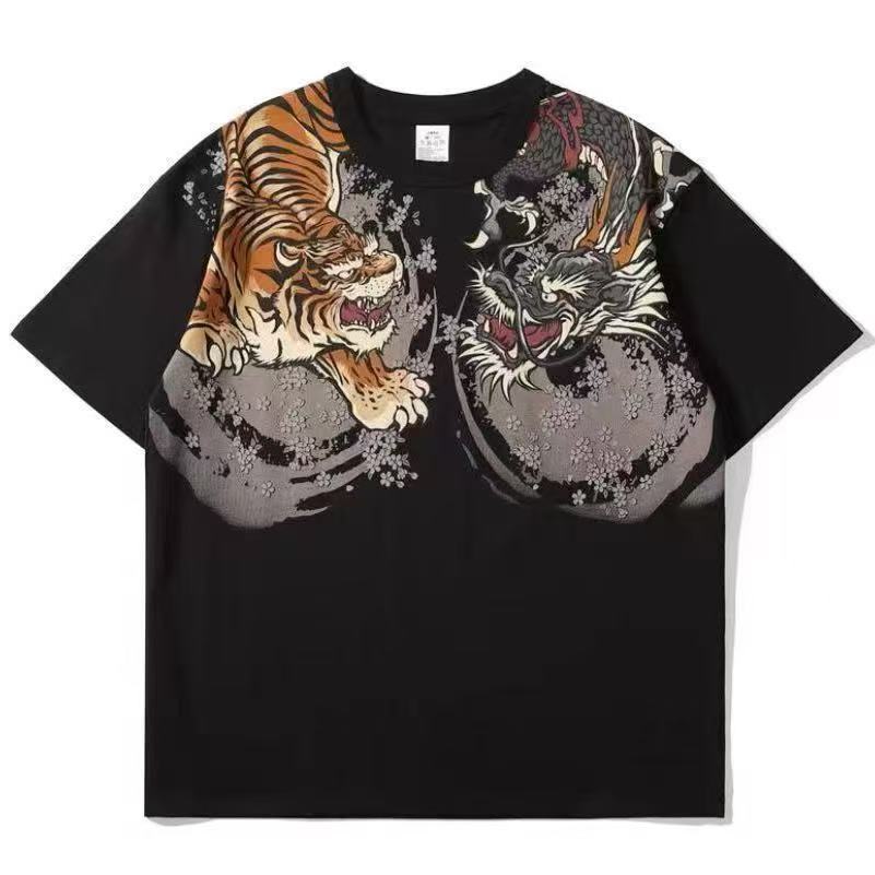 Handsome Tiger Comfortably Blending In photo 1
